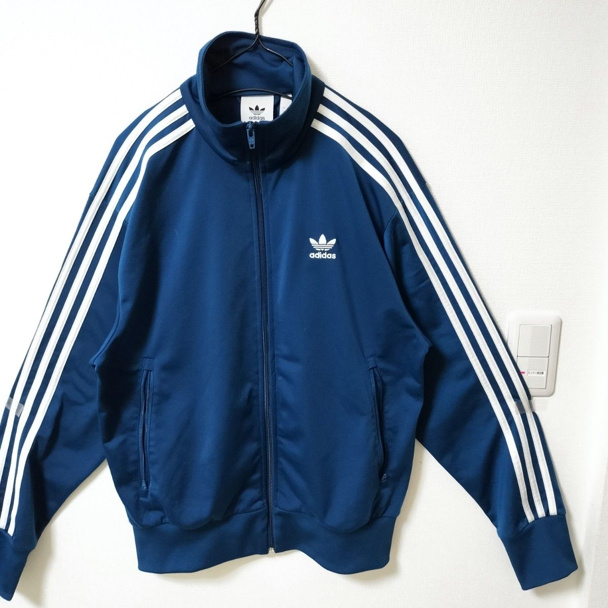 アディダス 青紺 ファイヤーバード ジャージ ウェア メンズMトラック