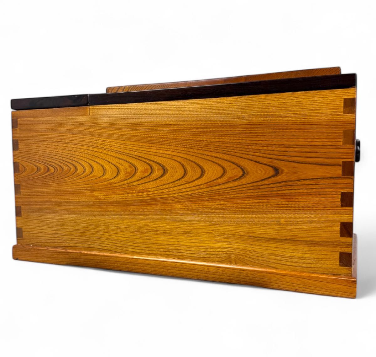 長火鉢 角火鉢 関東火鉢 囲炉裏 総欅 ケヤキ無垢 昭和 アンティーク