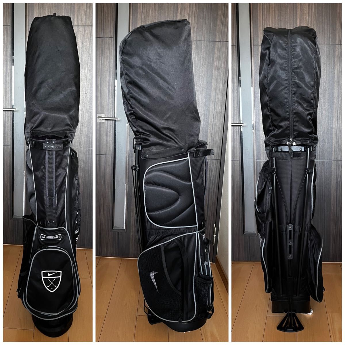 ナイキ スタンドキャディバック ブラック 美品NIKE GOLF ナイキゴルフ