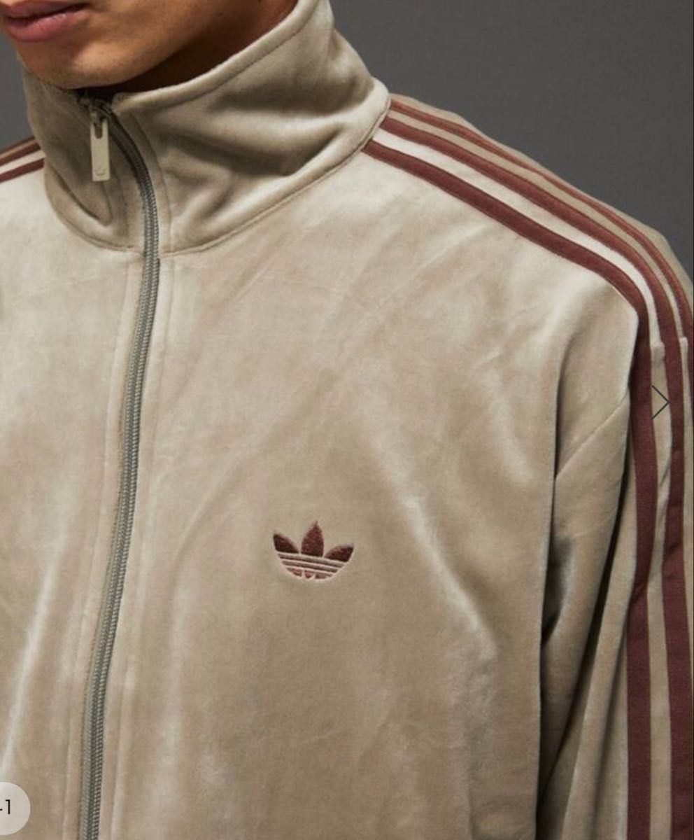 新品XL】当日発送アディダス ファイヤーバード ベロアトラックトップ