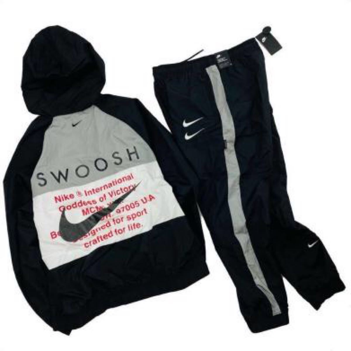 ナイキ Lサイズ 上下セットアップ スウッシュ ウーブンジャケット