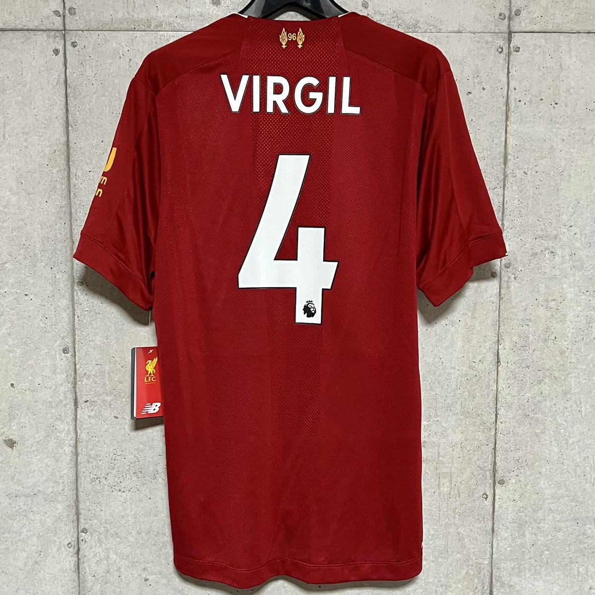 新品/タグ付き】19/20 リヴァプールFC ♯4 ファンダイク【Lサイズ