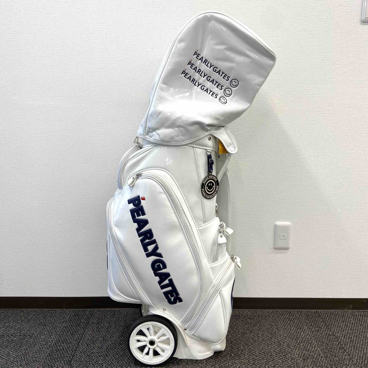 Yahoo!オークション -「キャスター付きキャディバッグ」(パーリー