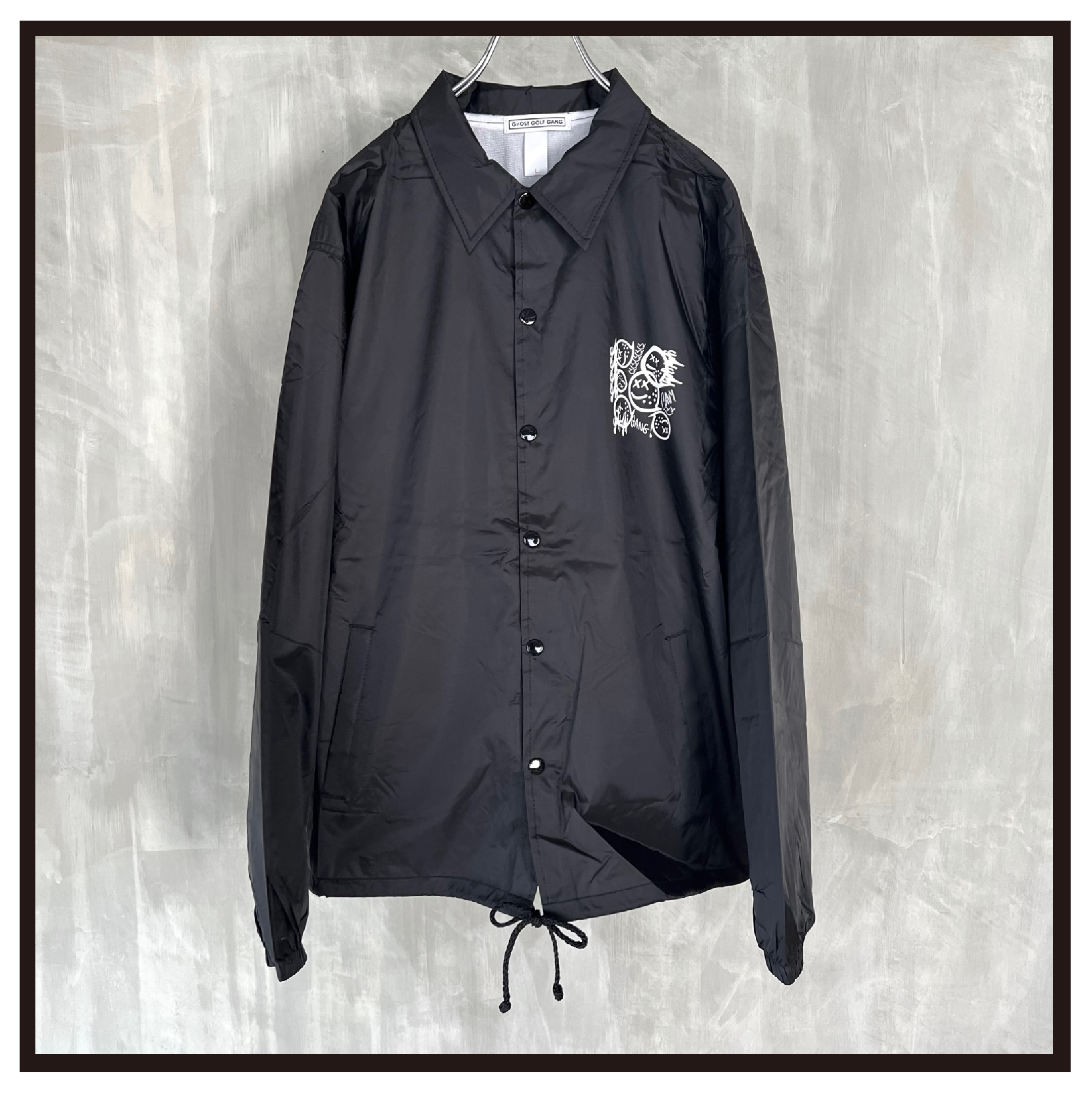 GHOST GOLF GANG ジャケット 黒 ゴーストゴルフギャング GHOST GOLF