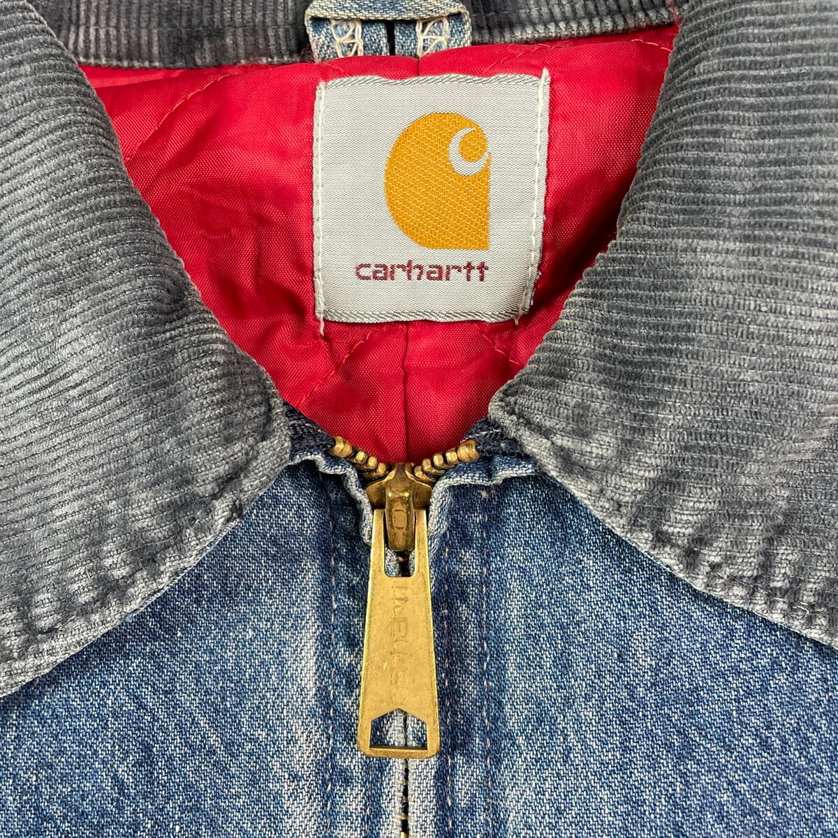 80年代 Carhartt カーハート デニム デトロイトジャケット メンズXL