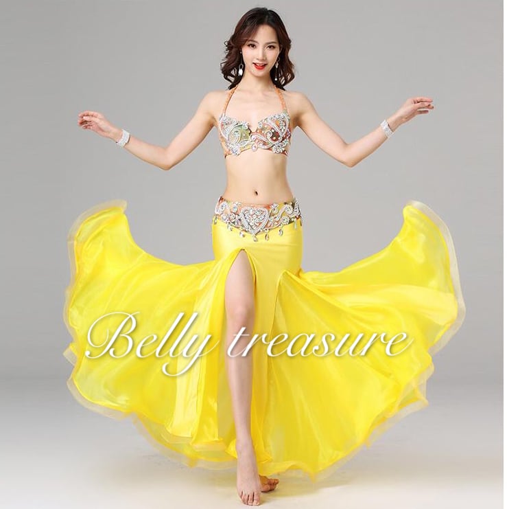 ベリーダンス衣装 ブラベルト2点セット ADNLHY0081 | Belly Treasure®︎