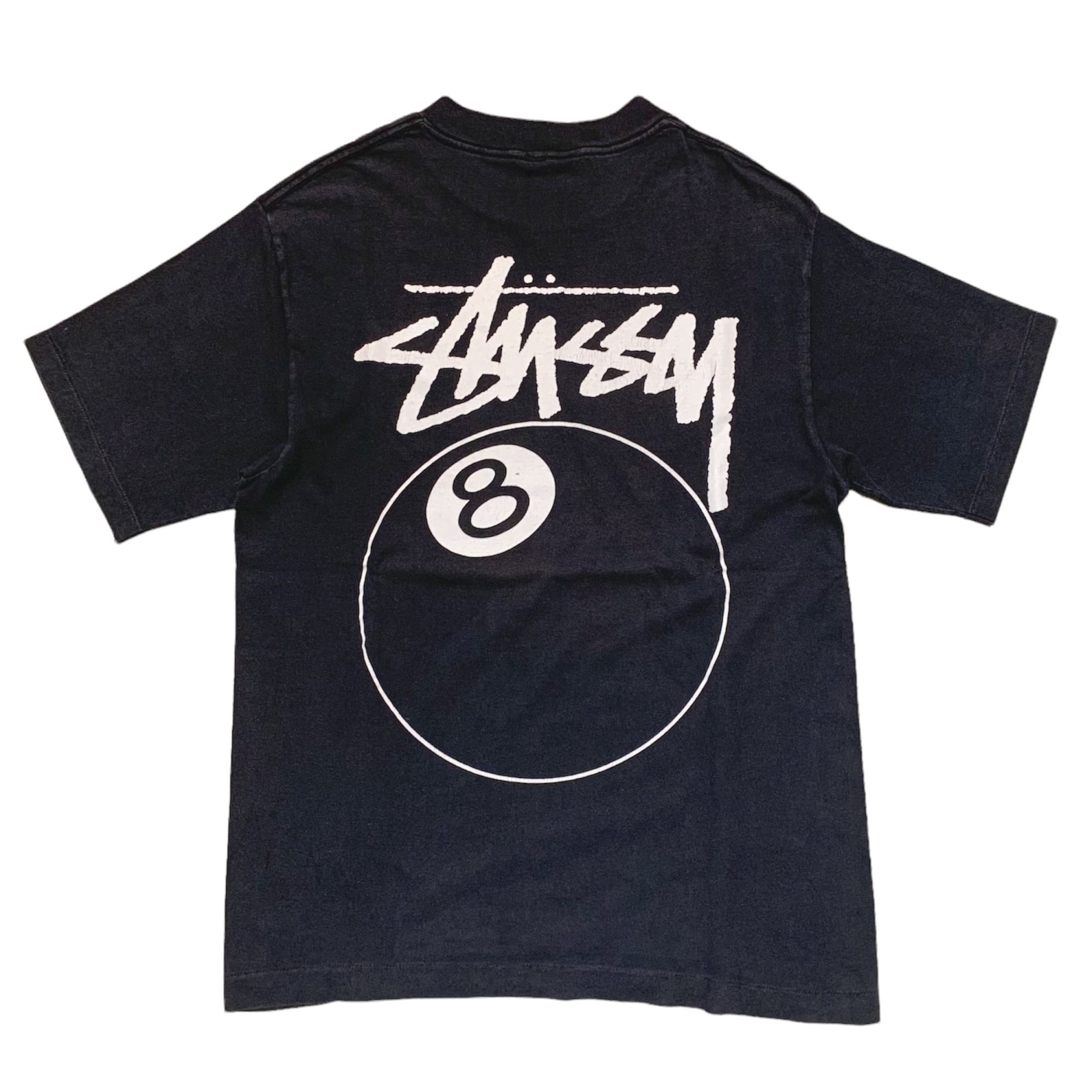 80's 黒タグ Old Stussy 8Ball T-Shirt M / オールドステューシー 8