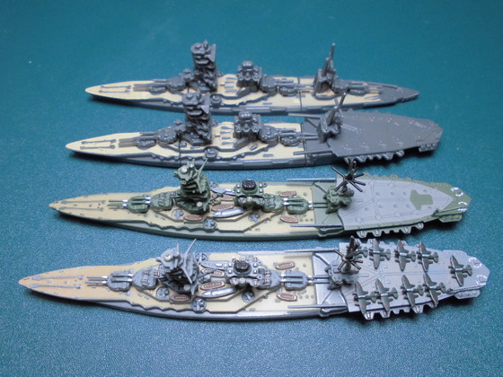 1/2000「艦船キットコレクションvol.7エンガノ岬沖」戦艦編.1