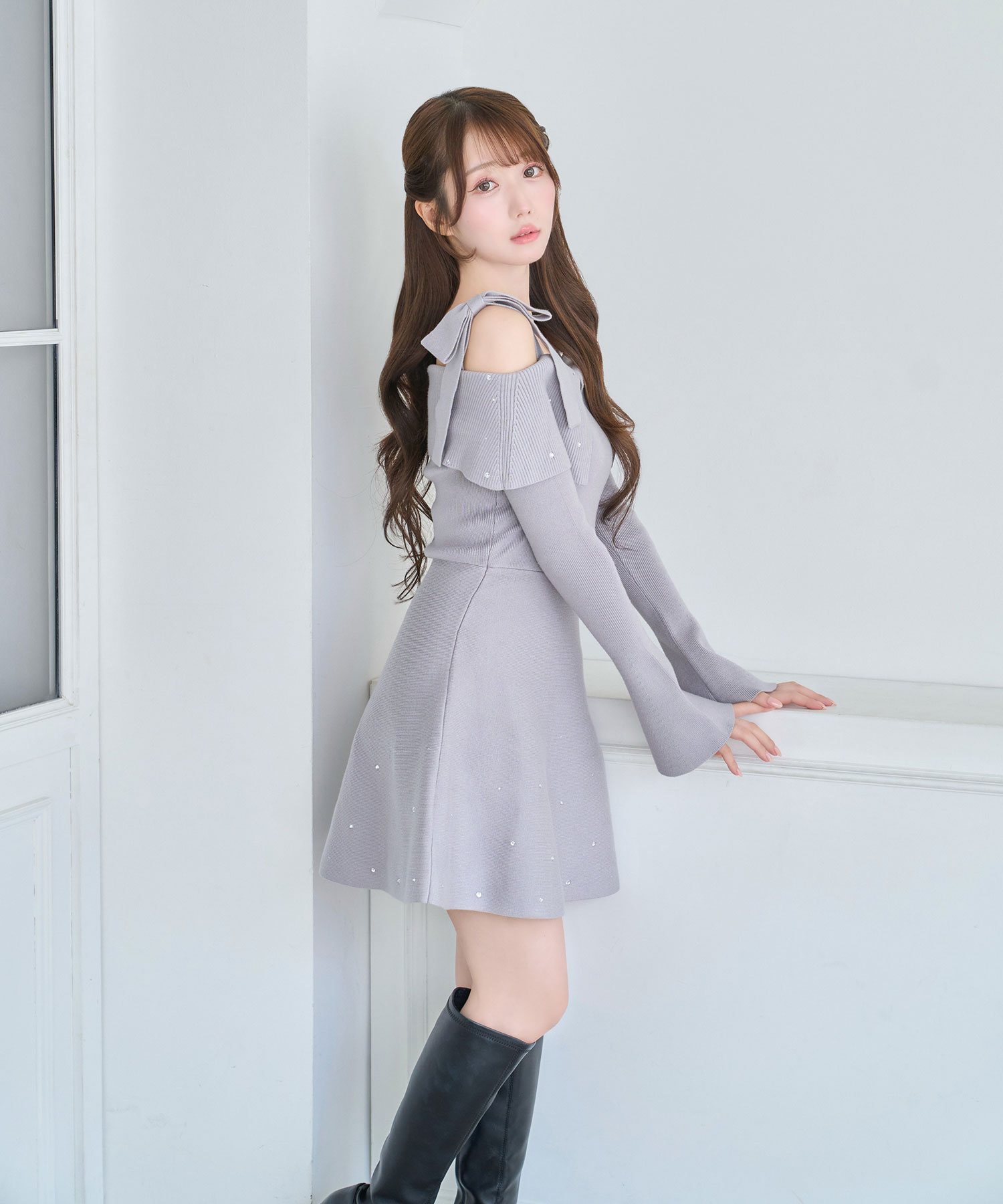 Bijou knit mini onepiece – BUNNY APARTMENT