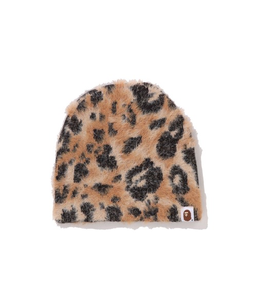 WILD LEOPARD PATTERN APE FACE KNIT CAP（ニットキャップ/ビーニー