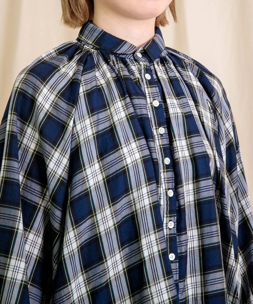 Brocante / ブロカント] 60sビエラチェック グランロンシャツ