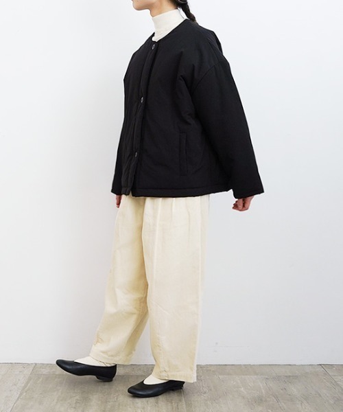 セール】フォーカスウォームショートコート（ノーカラーコート