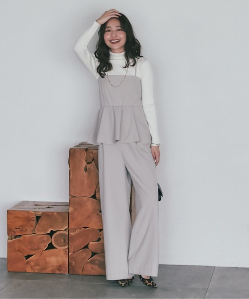 セール】【新色追加！】ベアトップオールインワン（サロペット