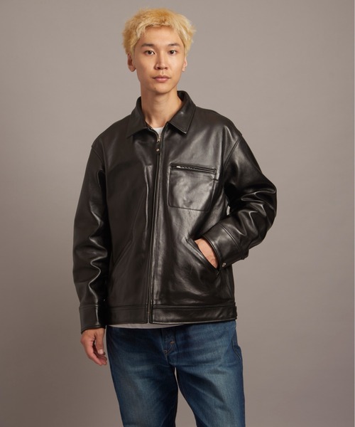 SCHOTT-LEATHER TRACKER JKT-2（ライダースジャケット）｜schott