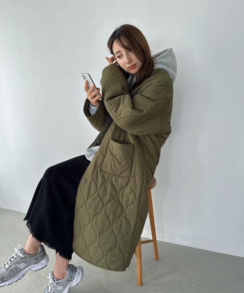 セール】POLO CHAMPS(ポロチャンプス)/キルティングノーカラー