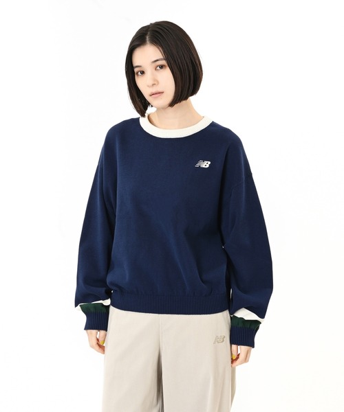 NEW BALANCE（ニューバランス）の「ラインニットプルオーバー（ニット
