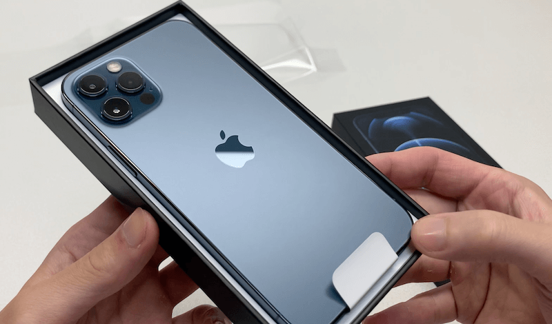開封レビュー】iPhone 12 Pro パシフィックブルー（青）を購入してみた