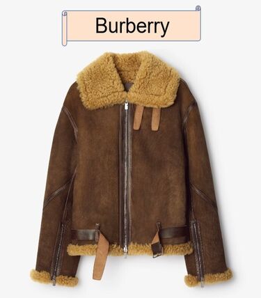 ブラウン（茶色）系 Burberry(バーバリー) レザージャケット(メンズ