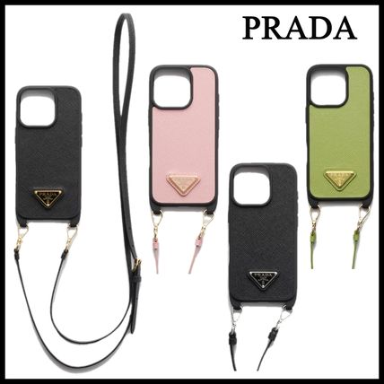 b*f様 サフィアーノレザー iPhone 16 Pro用ケース PRADA】サフィアーノ