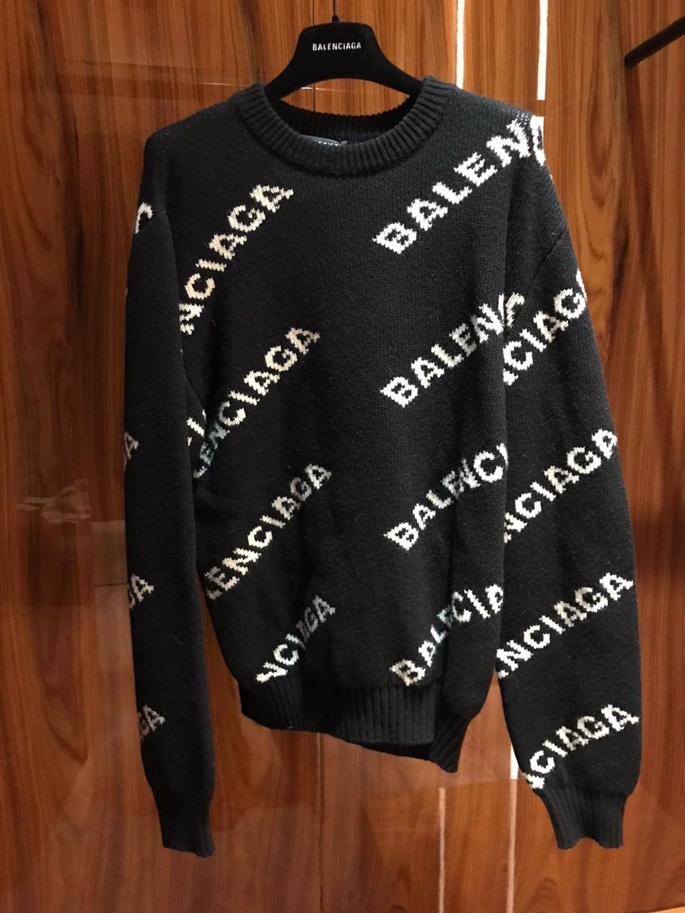 BALENCIAGA】クルーネック ニット セーター (BALENCIAGA/ニット