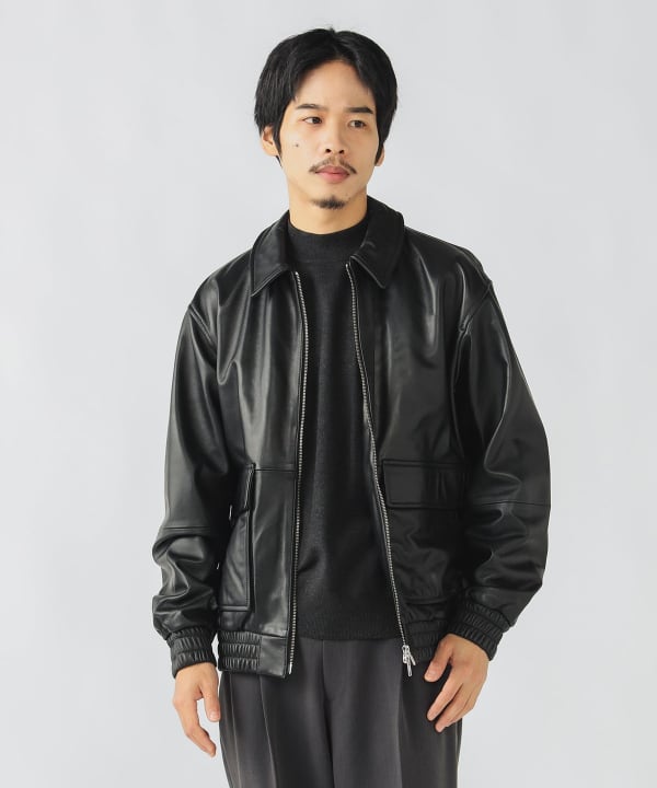 BEAMS HEART（ビームス ハート）【タイムセール】レザー ブルゾン