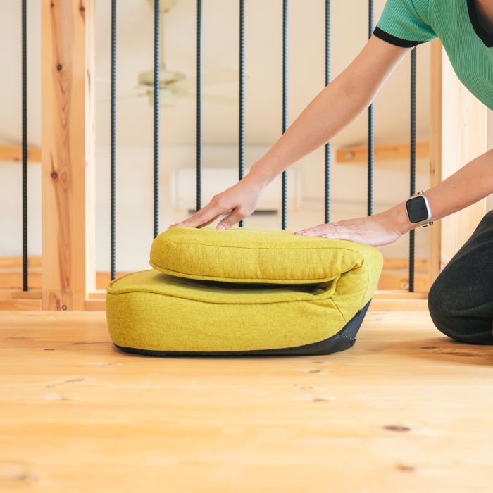 コンパクトにたためるマカロン座椅子 BE 約42×44×47cmの通販｜高座椅子