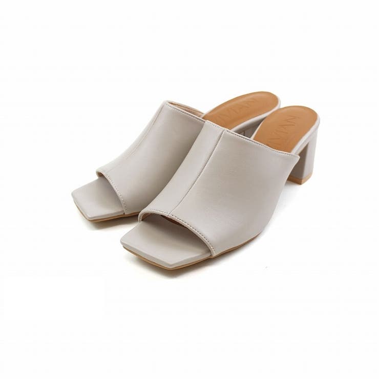 スクエアトゥミュールサンダル[品番：VIVS0000762]｜VIVIAN COLLECTION