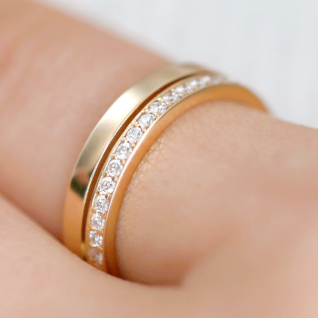 K18/Pt「グランツダイヤ」リング｜【オレフィーチェ】Orefice