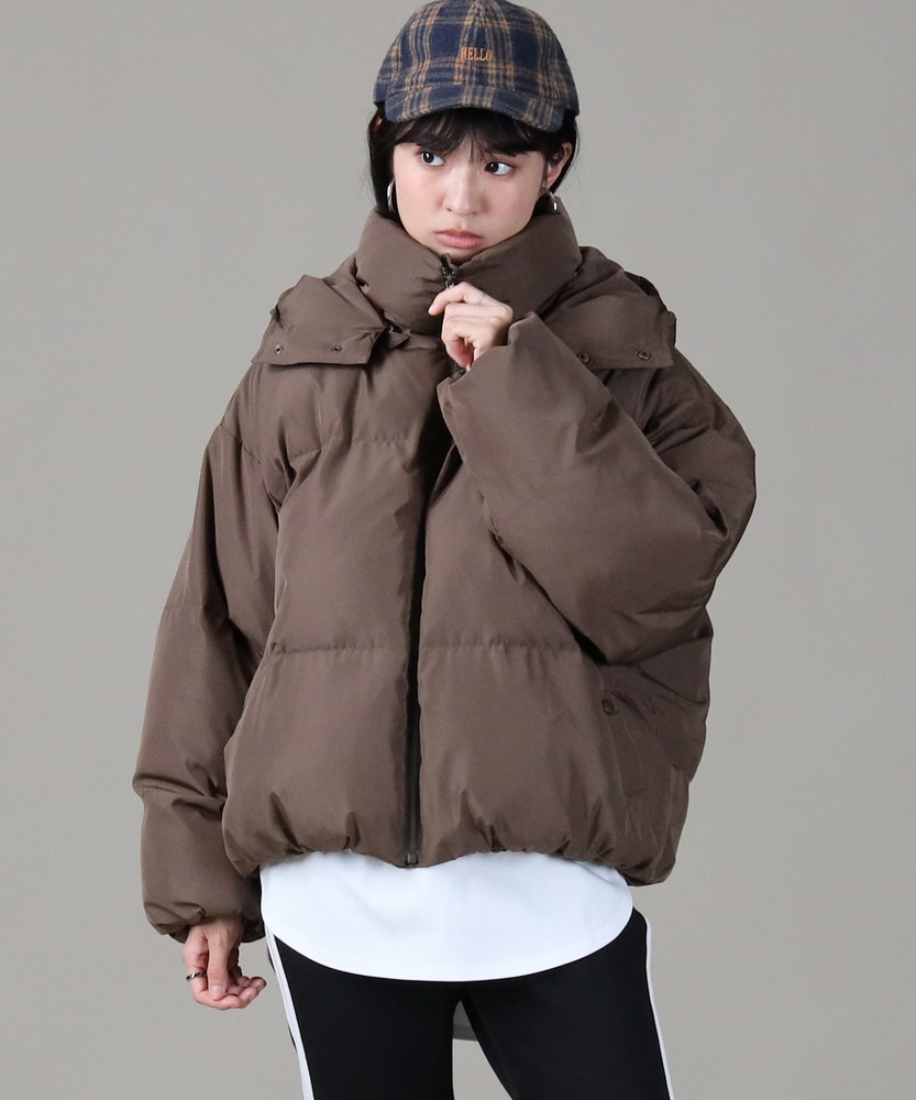 ショート丈中綿ジャケット(M ブラック): ジャケット/アウター｜Right