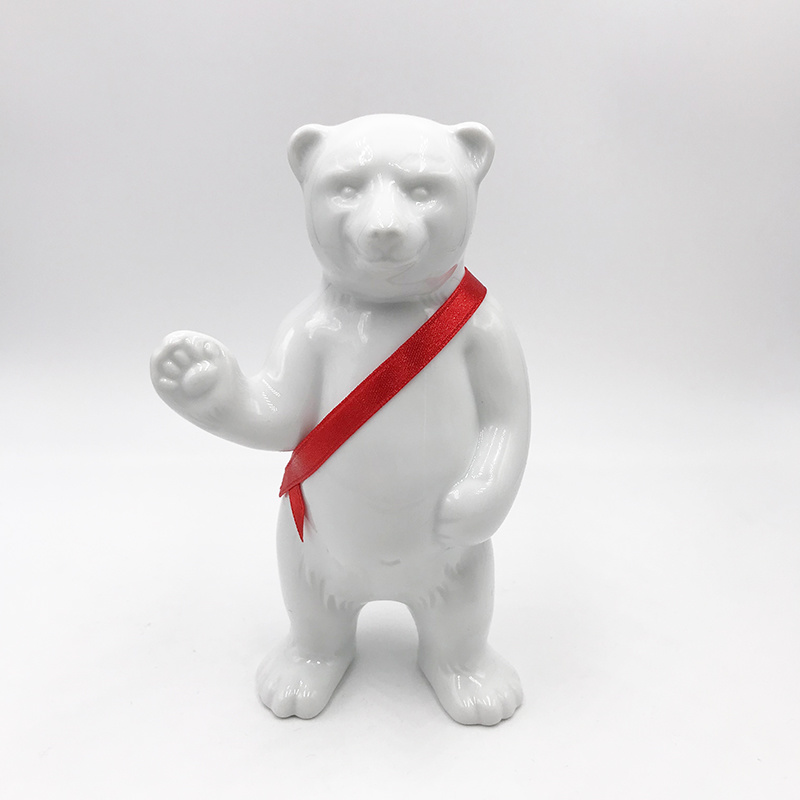Berliner Bär - porcelain bear Made in Germany - ART-DOMINO® CITIES