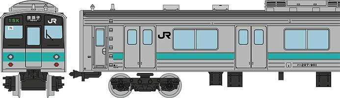 鉄コレ JR207系900番代 常磐緩行線 基本5両セット／結5両セット｜模型