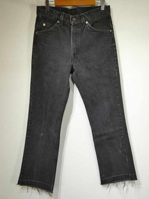 USA製 90s Levi's リーバイス 517 スーパー ブラック デニム ジーンズ