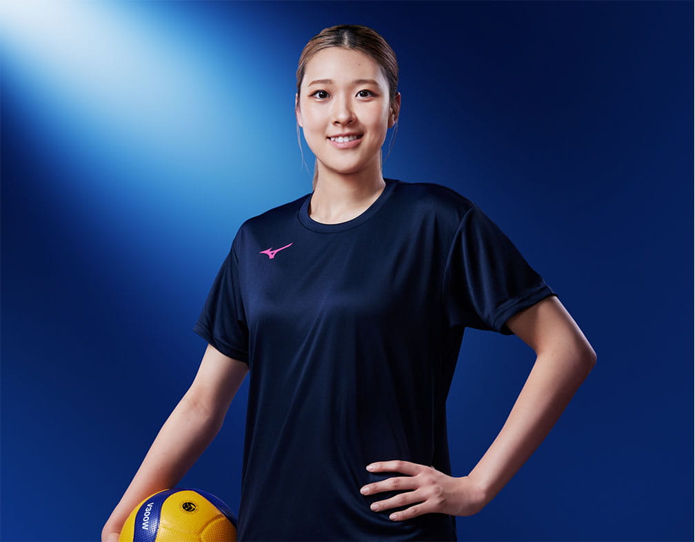 バレーボール日本代表 佐藤淑乃選手とミズノブランドアンバサダー契約