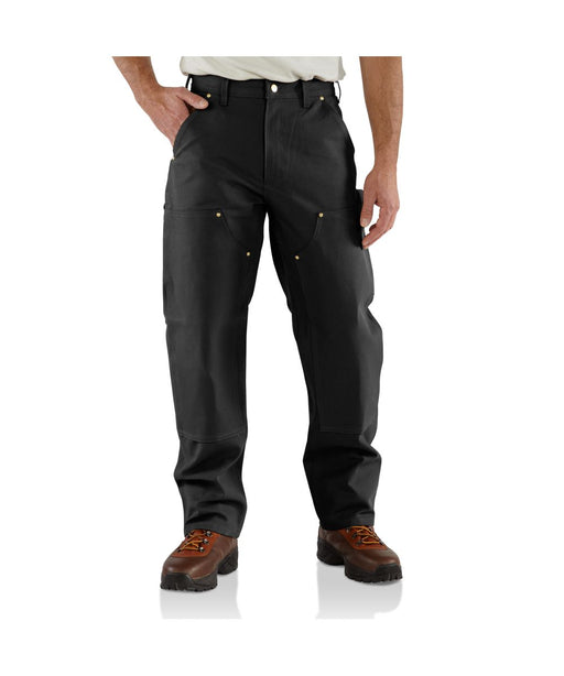 Carhartt B01 Firm Duck Double-Knee Work Dungaree - Black — Dave's