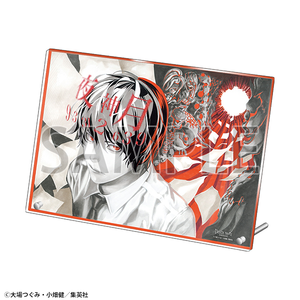 DEATHNOTE デスノート 複製イラストサイン色紙 夜神 月 キラ DEATHNOTE
