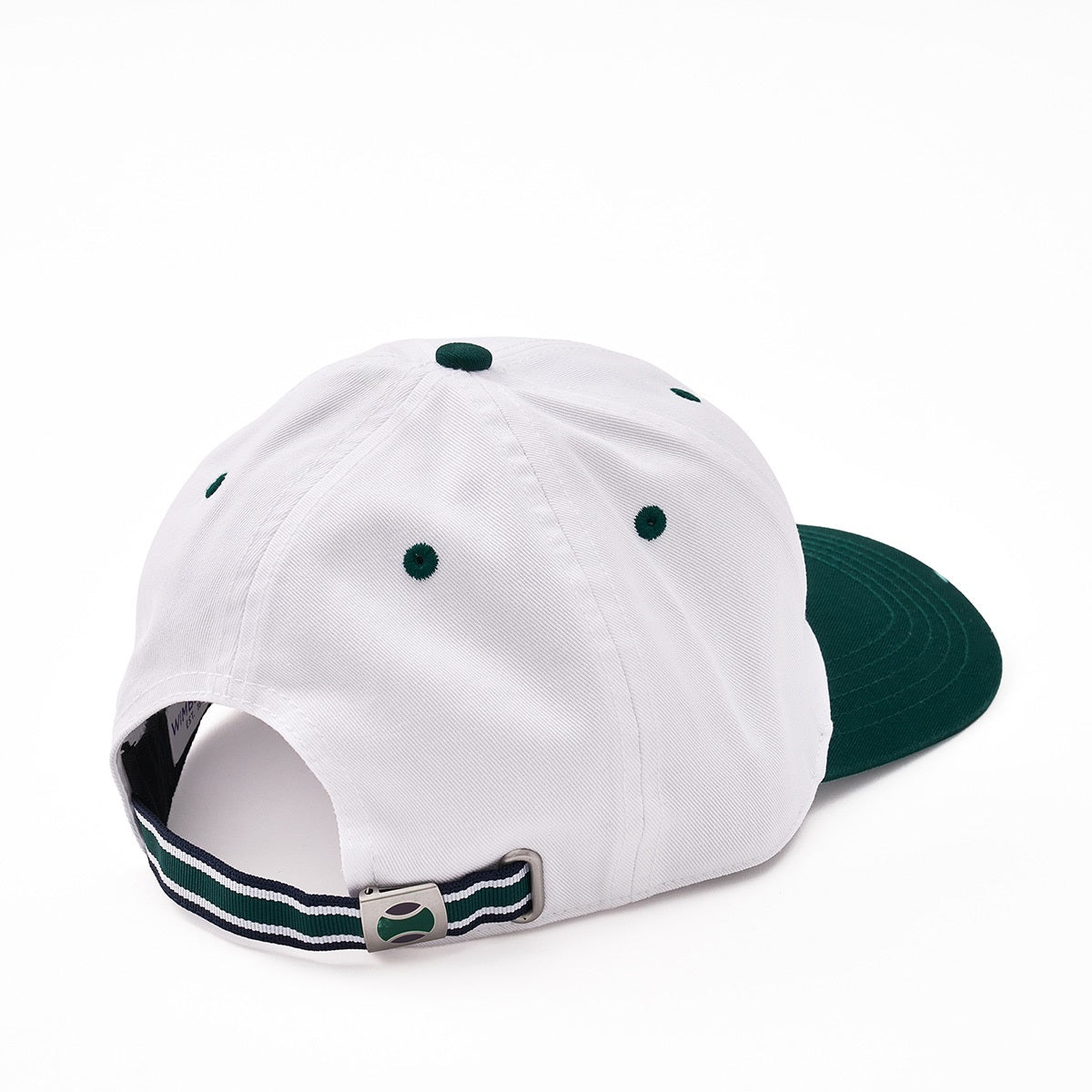 ウィンブルドン】キャップ クロスラケットロゴ コントラストピーク