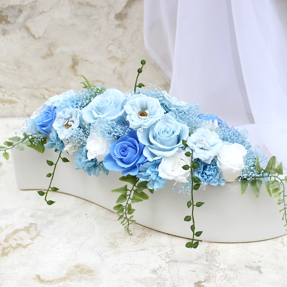 ブルー｜プリザーブドフラワーの通販は大阪の専門店フルールドゥマカロン