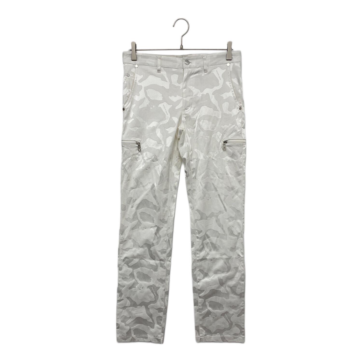 MARK&LONA マークアンドロナ ホワイト カモフラージュパンツ ゴルフ