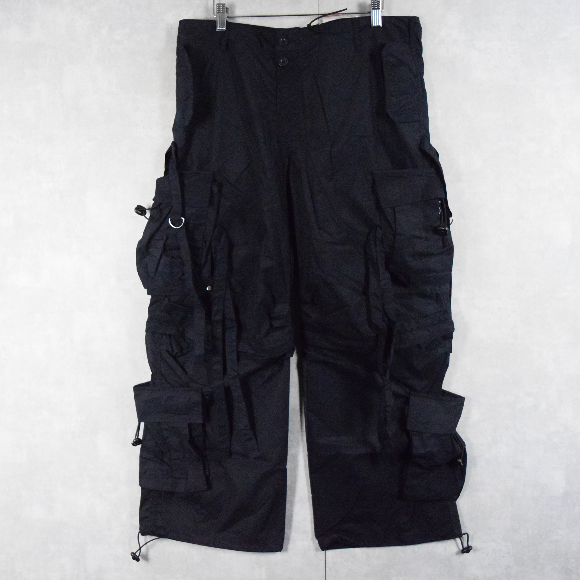 テック モード ネイビー 紺 カーゴパンツ ギミックパンツ │ヴィテージ