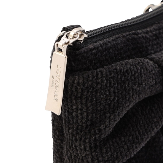 メニーリボンズ リボンポーチ L/MYR-257474(チャコールグレー