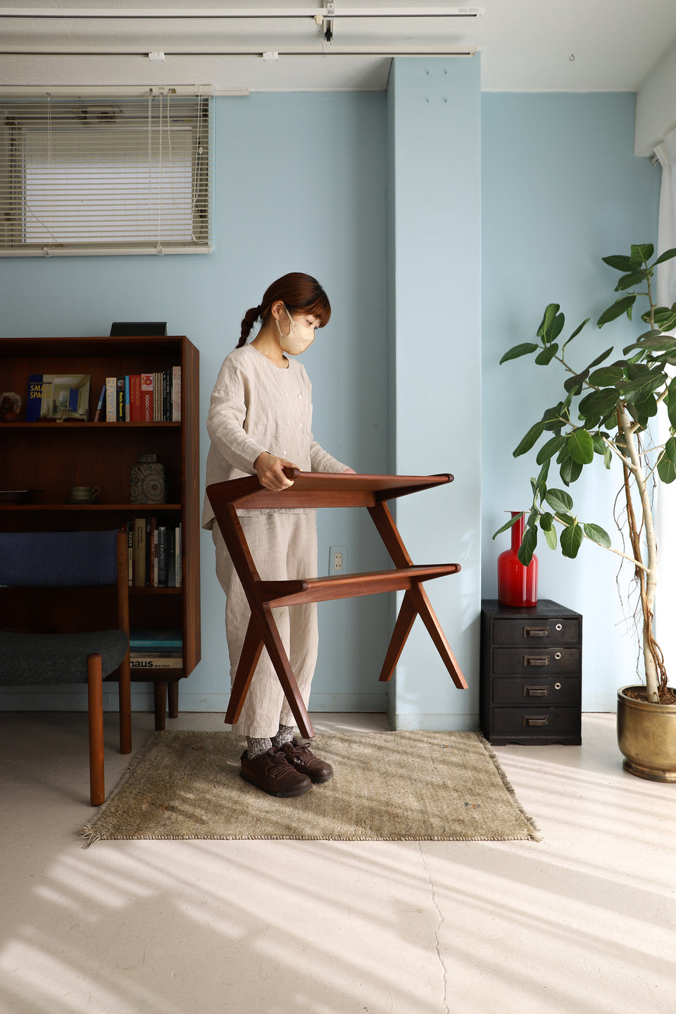 イギリスヴィンテージ サイドテーブル ミッドセンチュリーモダン/UK