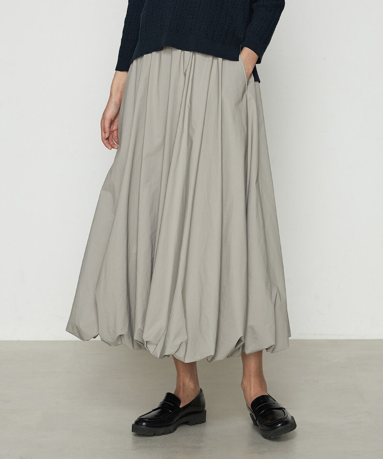 エアリータフタ バルーンスカート（01-06FK06-205）｜K.T キヨコ