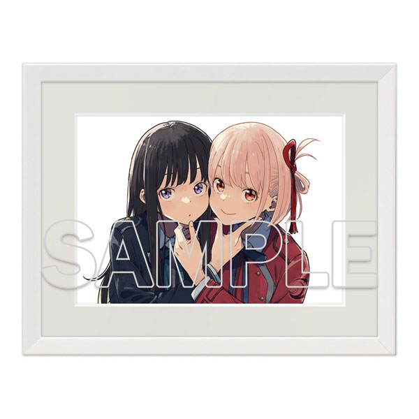 リコリコ」より千束とたきなが可愛らしく描かれたキャラファイングラフ