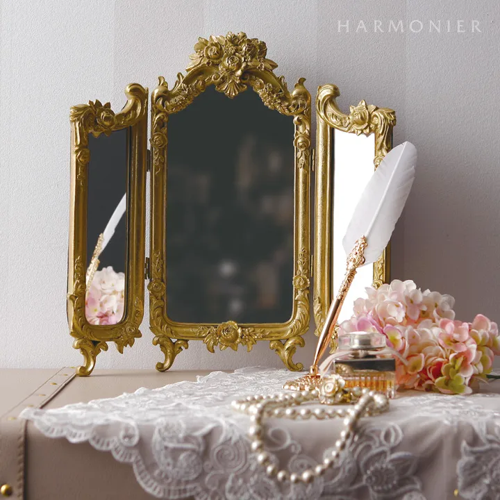 バロックドレッサーミラー/ゴールド｜輸入雑貨の通販 | 輸入雑貨の通販