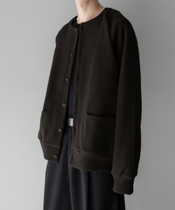 ssstein / シュタイン】GRADATION PLEATS CARDIGAN - MILITARY KHAKI
