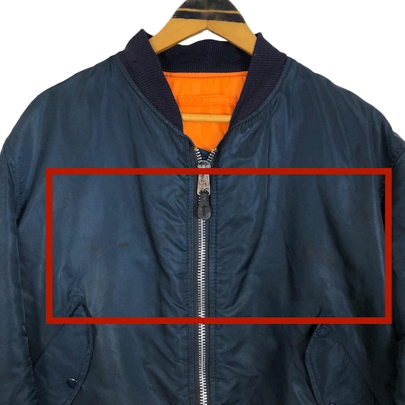 Vintage 90s Alpha Industries MA-1 Bomber Jacket - USA Made, Size L