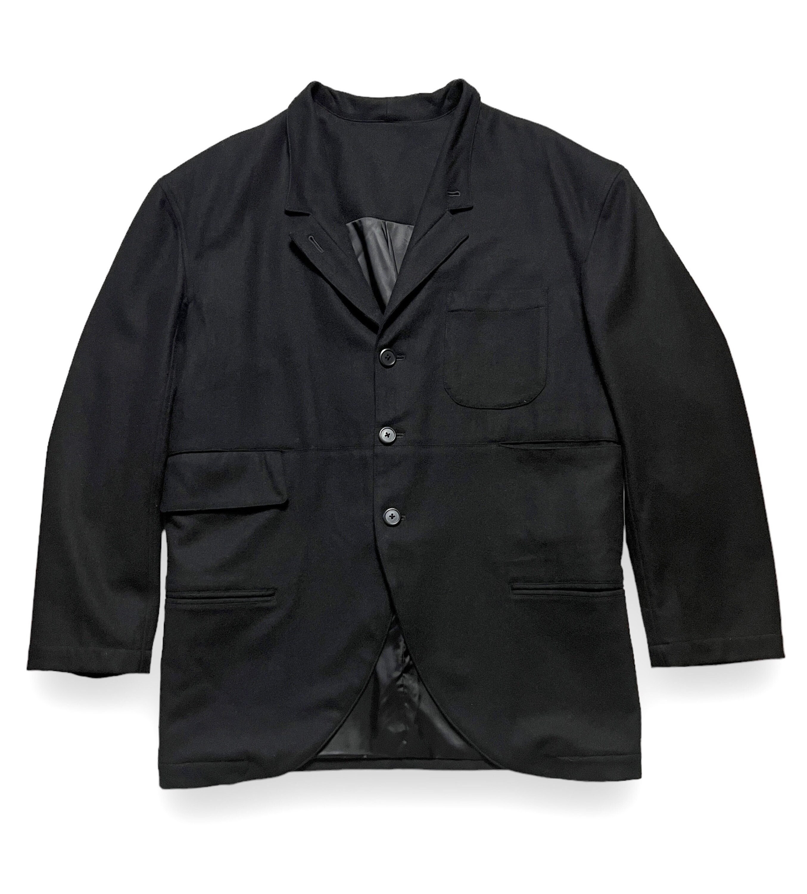 Vintage YOHJI YAMAMOTO Pour Homme Wool Jacket ~ M ~ Designer