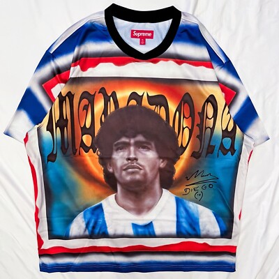 2024 Supreme Argentina Maradona All Over Print Football Shirt