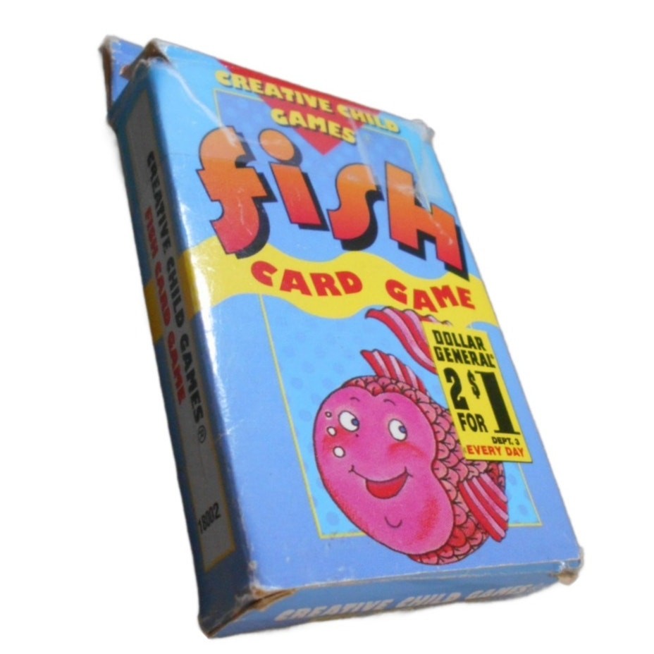 Vintage 1986 Fish Card Game Creative Child #18002 Complete Go Fish