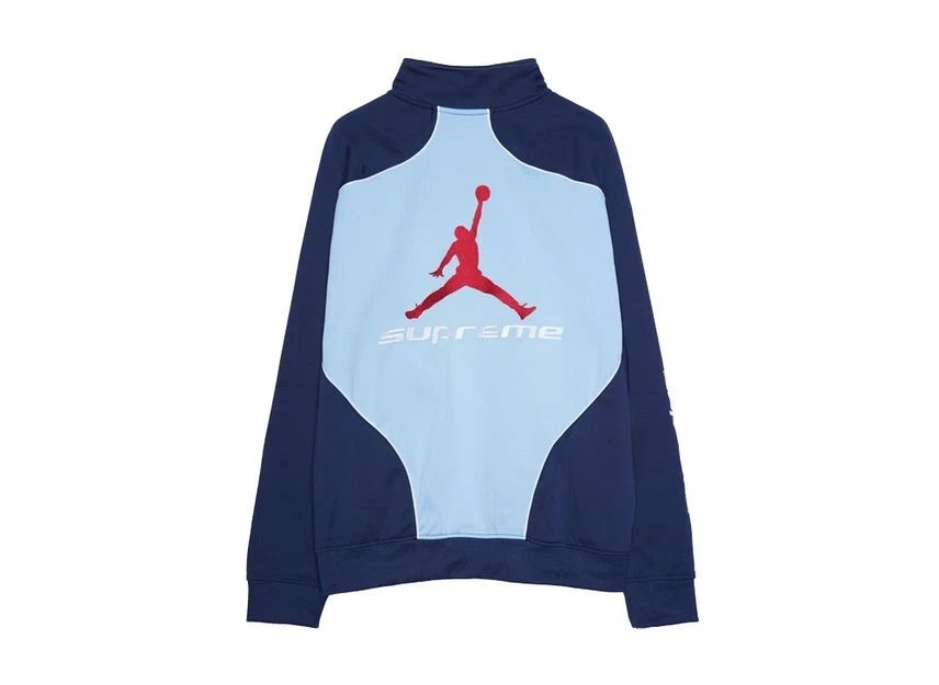 Supreme Jordan Tricot Track Jacket Blue Size 3XL BRAND NEW IN HAND